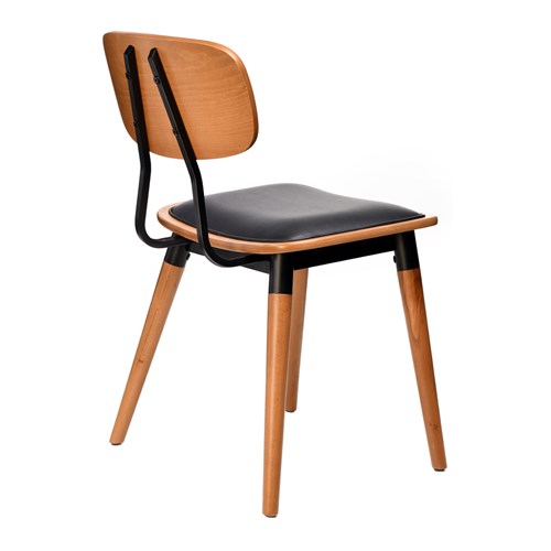 4242204_Felix Chair – Black Vinyl Seat – Lancaster Oak – Black Frame_g6